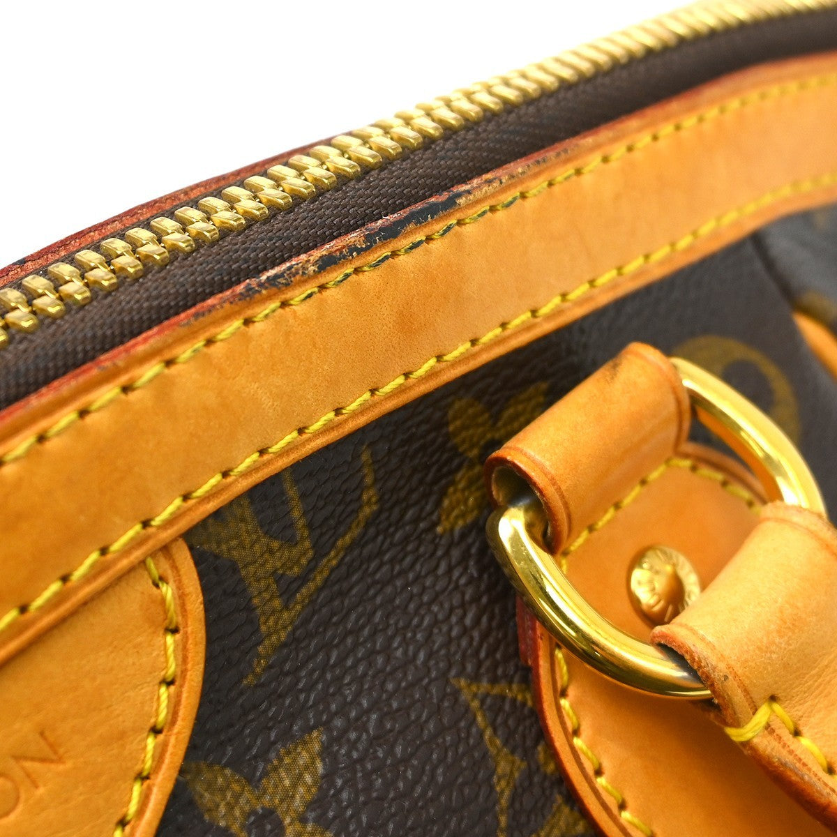 Louis Vuitton Tivoli Monogram Canvas Brown Canvas Handbag (Pre-Owned)