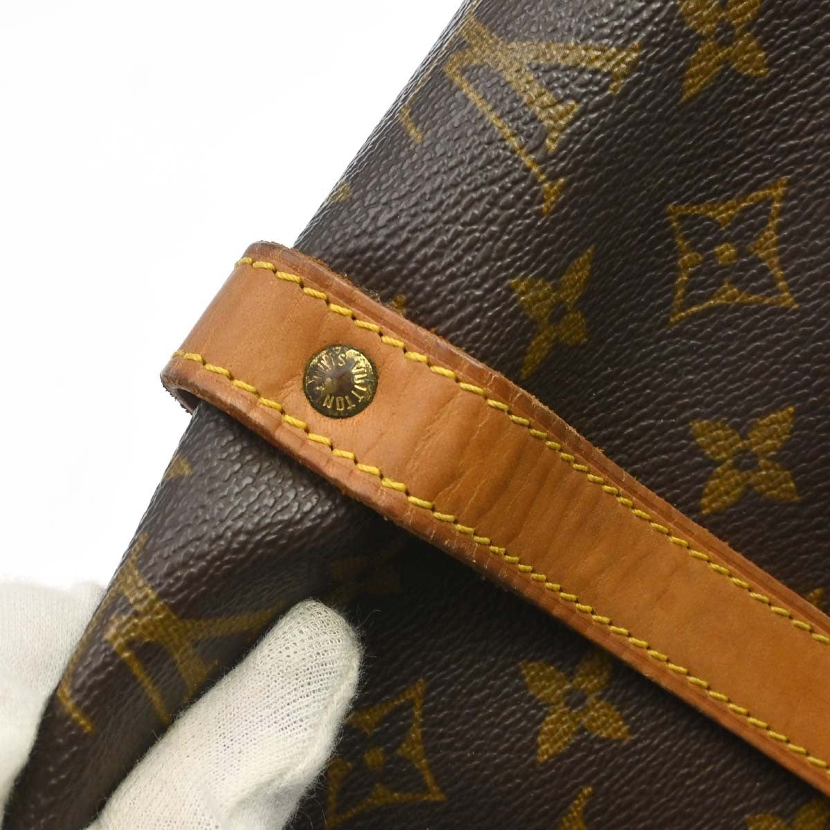 Louis Vuitton Saumur Monogram Canvas Brown Canvas Handbag (Pre-Owned)