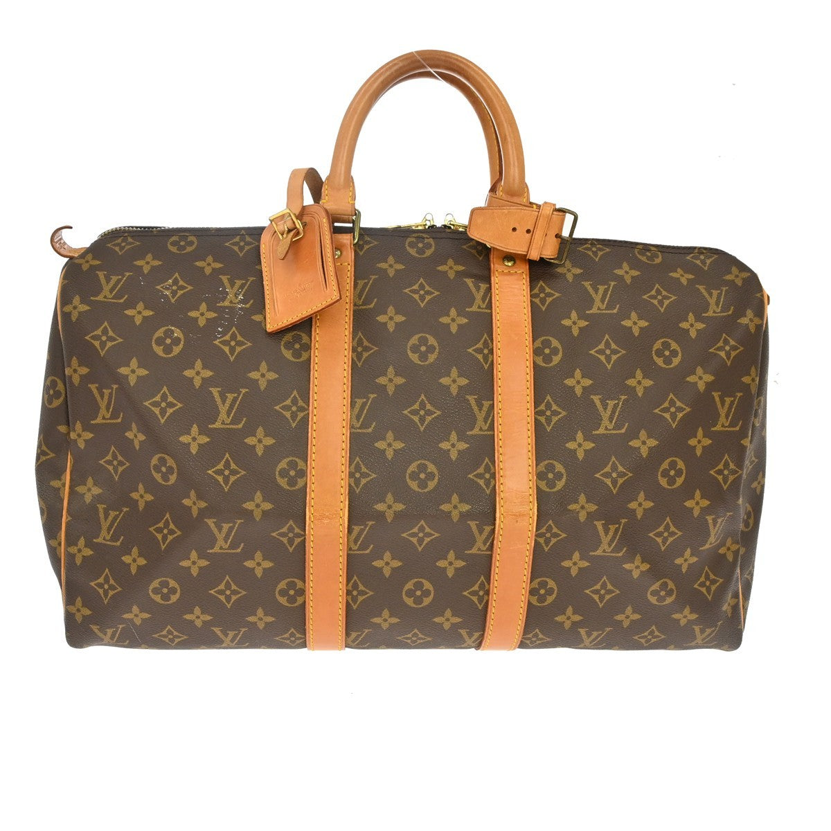 Louis Vuitton Keepall Monogram Canvas Brown Canvas Travel Bag Bag (Pre-Owned)