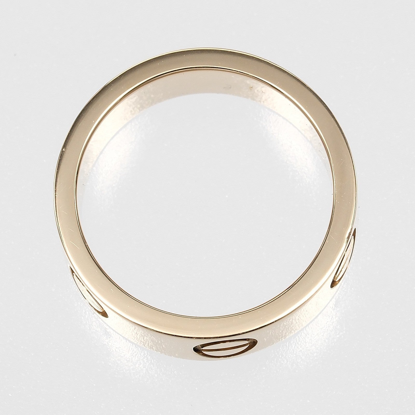 Cartier Love Wedding Band 18K Yellow Gold Gold Yellow_Gold Ring Jewelry (Pre-Owned)