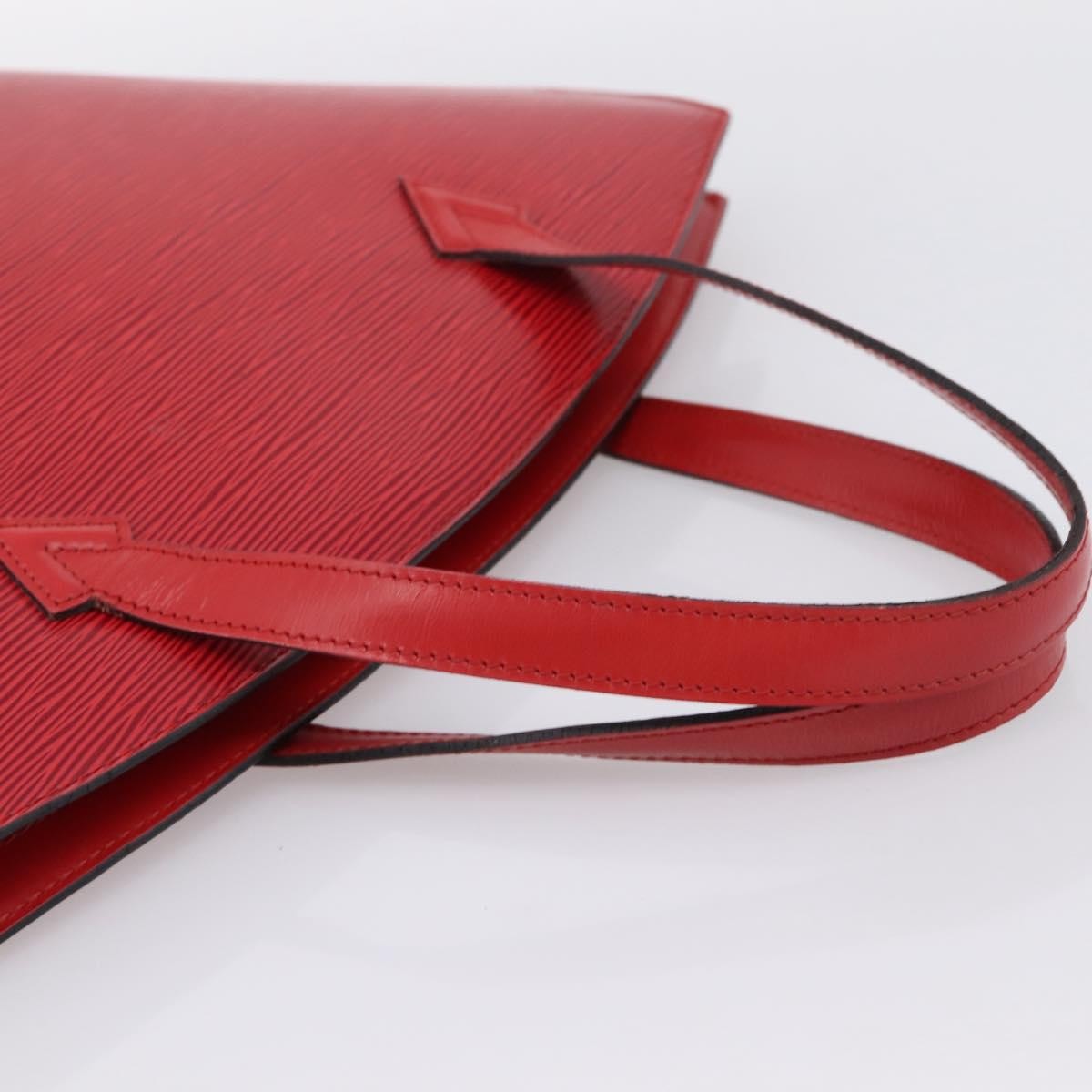 Louis Vuitton Saint Jacques Epi Leather Red Leather Handbag (Pre-Owned)