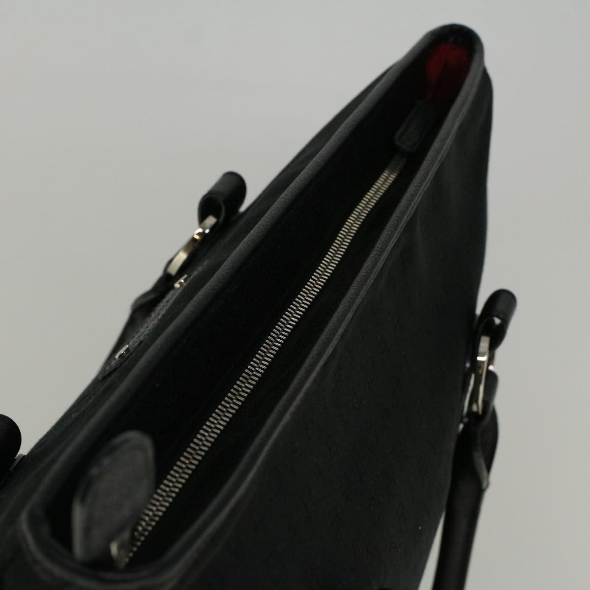 Bvlgari Vintage Canvas Black Canvas Tote Bag Bag (Pre-Owned)