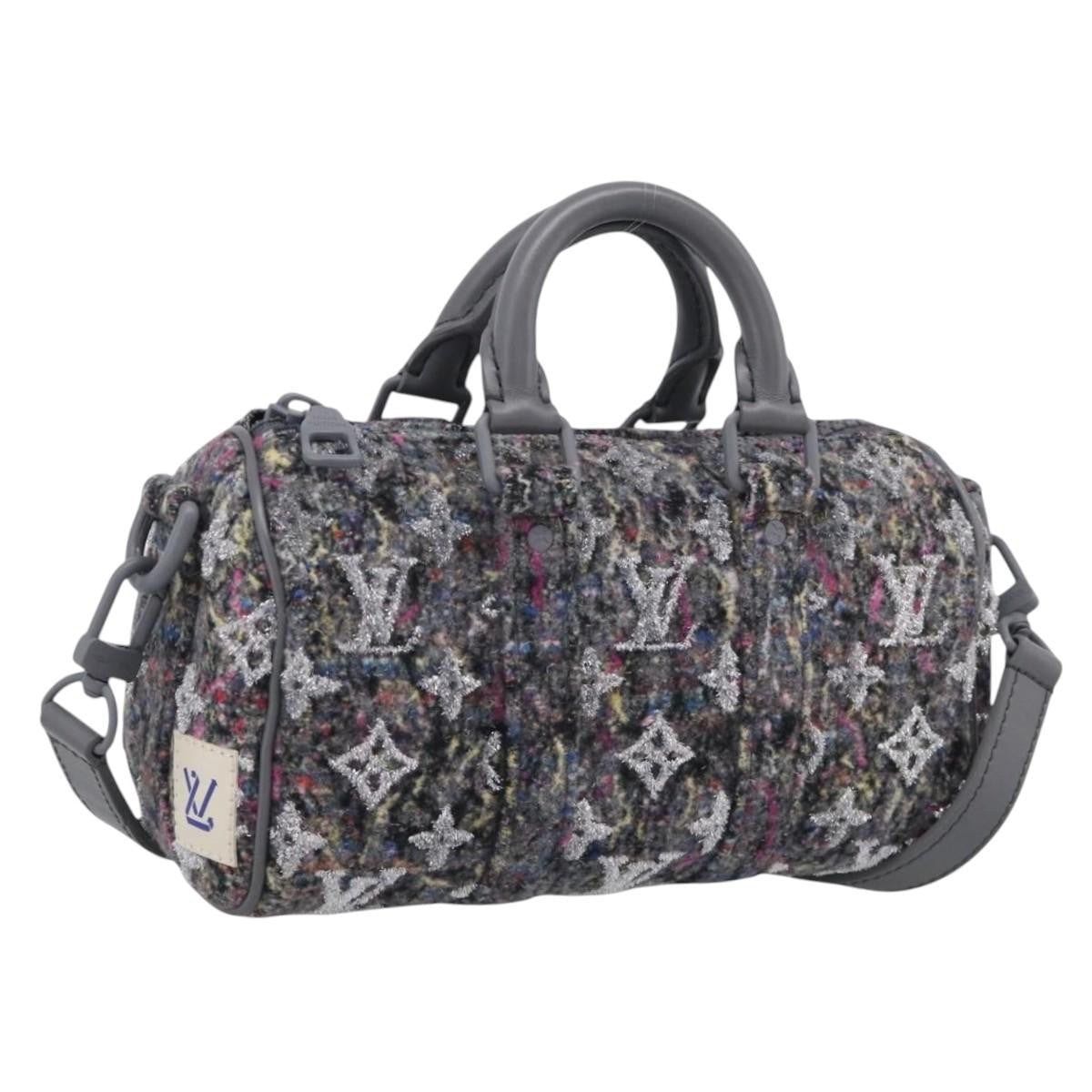 Louis Vuitton Keepall Bandouliere Lv Felt Multicolour Canvas Travel Bag Bag (Pre-Owned)