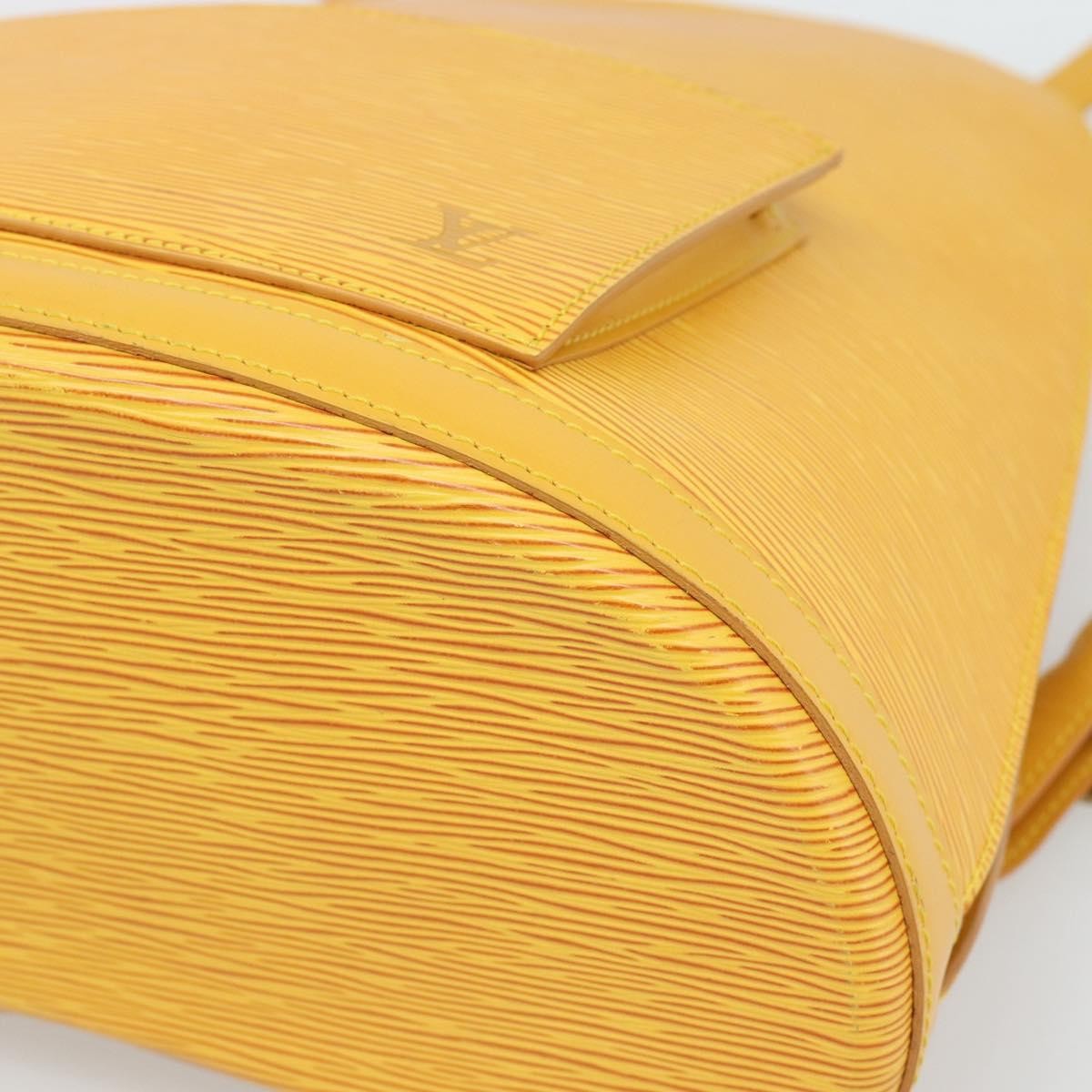 Louis Vuitton Gobelins Epi Leather Yellow Leather Backpack Bag (Pre-Owned)