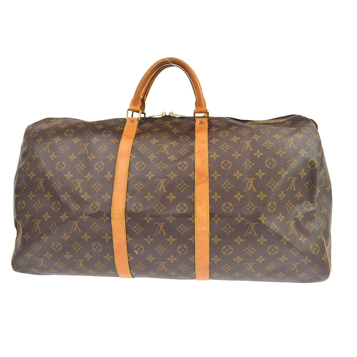 Louis Vuitton Keepall Monogram Canvas Brown Canvas Travel Bag Bag (Pre-Owned)