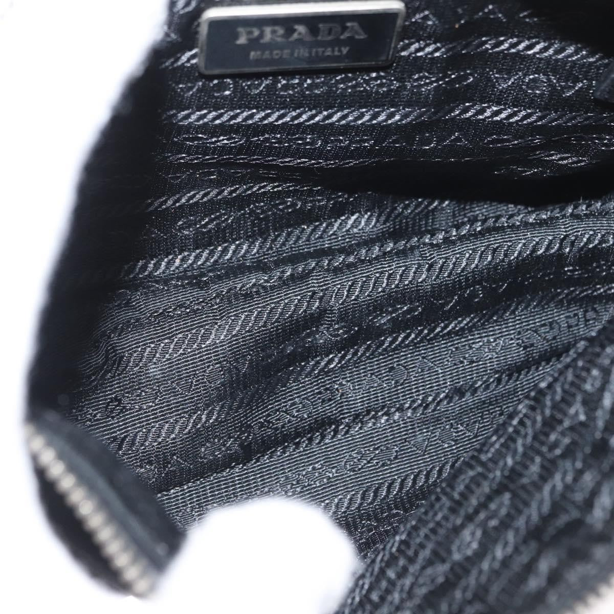 Prada Vintage Tessuto Black Nylon Shoulder Bag Bag (Pre-Owned)