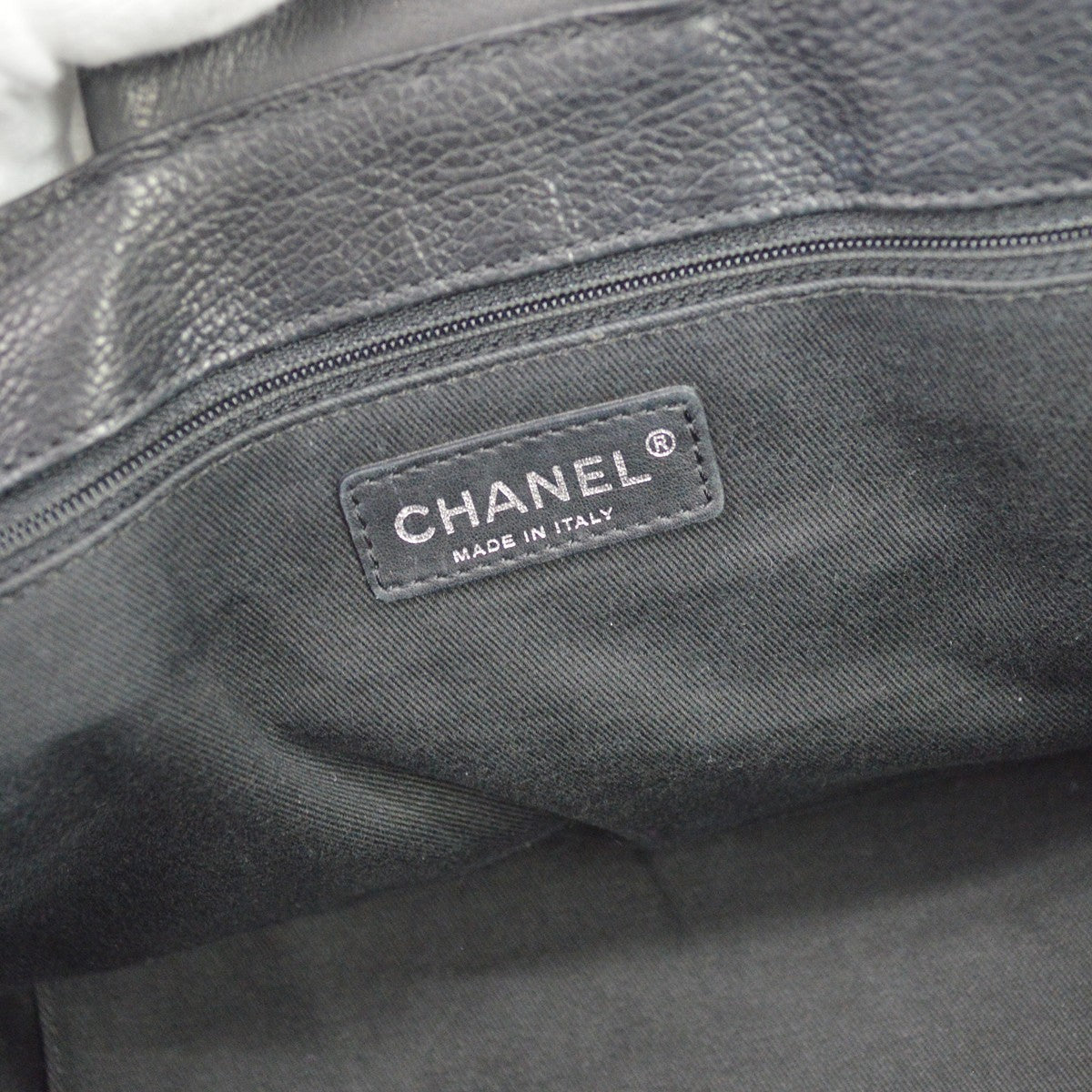 Chanel Diamond Stitch Accordion Flap Quilted Calfskin Black Calfskin Shoulder Bag Bag (Pre-Owned)