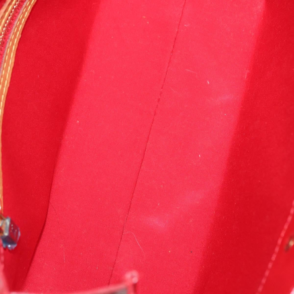 Louis Vuitton Reade Monogram Vernis Red Patent_Leather Handbag (Pre-Owned)