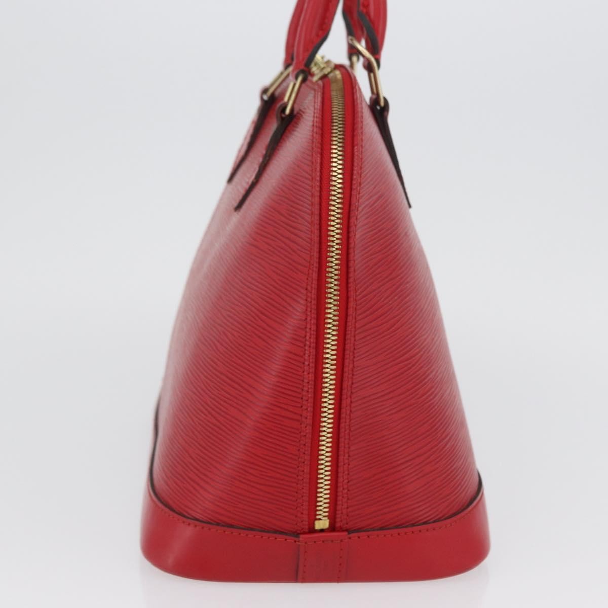 Louis Vuitton Alma Epi Leather Red Leather Handbag (Pre-Owned)