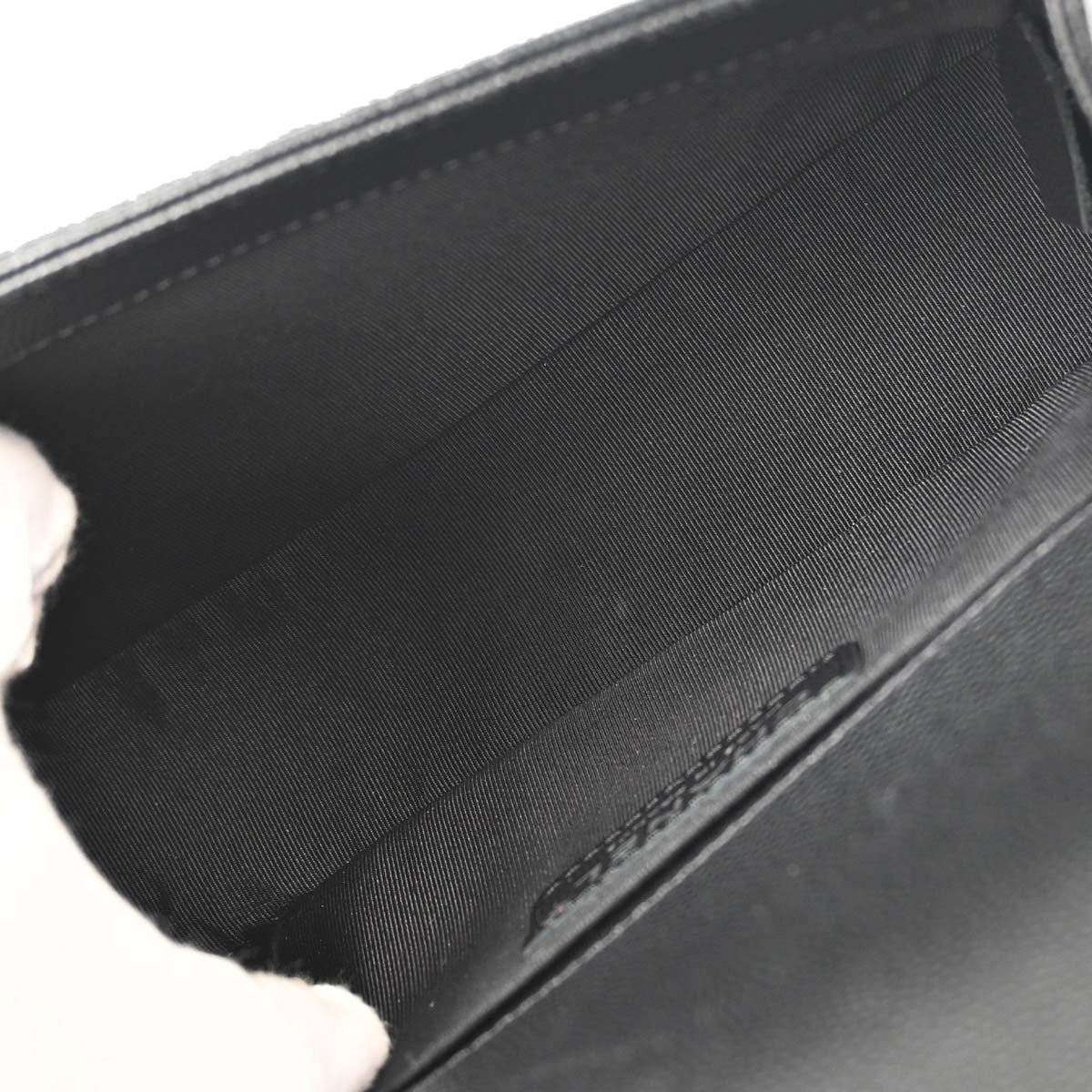 Chanel So Black Boy Flap Quilted Caviar Black Calfskin Handbag (Pre-Owned)