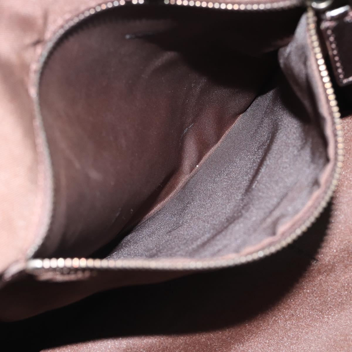 Fendi Vintage Zip Tote Zucca Canvas Khaki Canvas Tote Bag Bag (Pre-Owned)