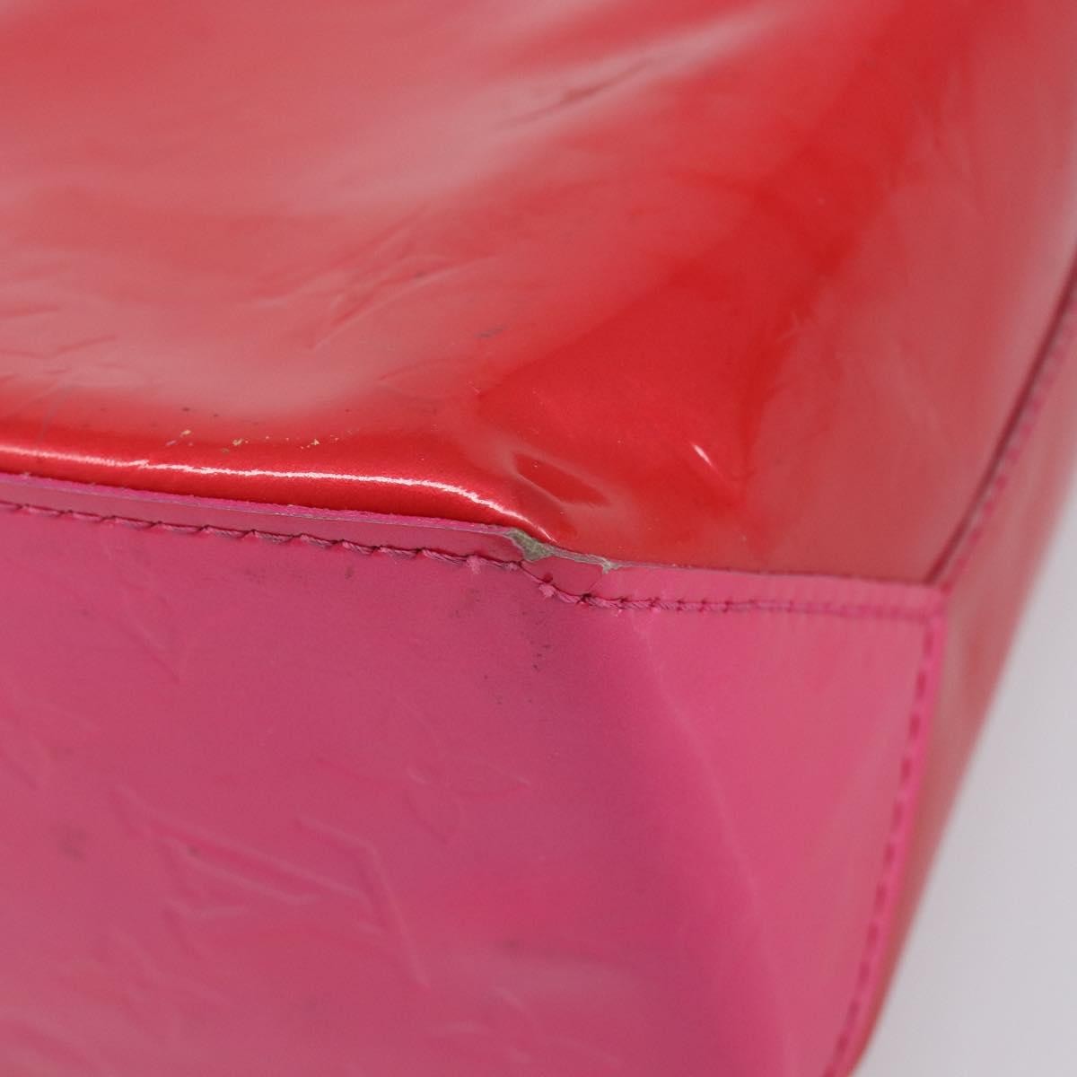 Louis Vuitton Reade Monogram Vernis Pink Patent_Leather Handbag (Pre-Owned)