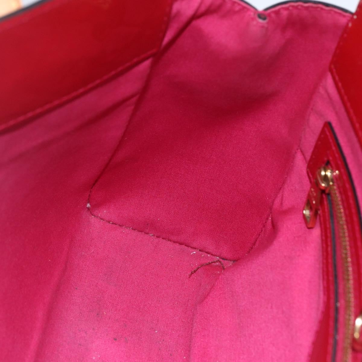Louis Vuitton Catalina Monogram Vernis Pink Patent_Leather Handbag (Pre-Owned)