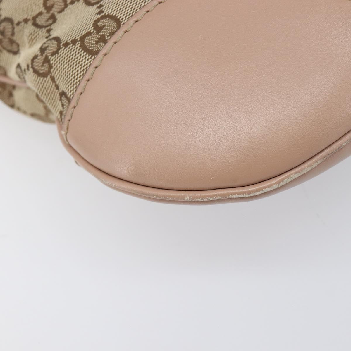 Gucci Mayfair Messenger Gg Canvas And Leather Beige Canvas Shoulder Bag Bag (Pre-Owned)