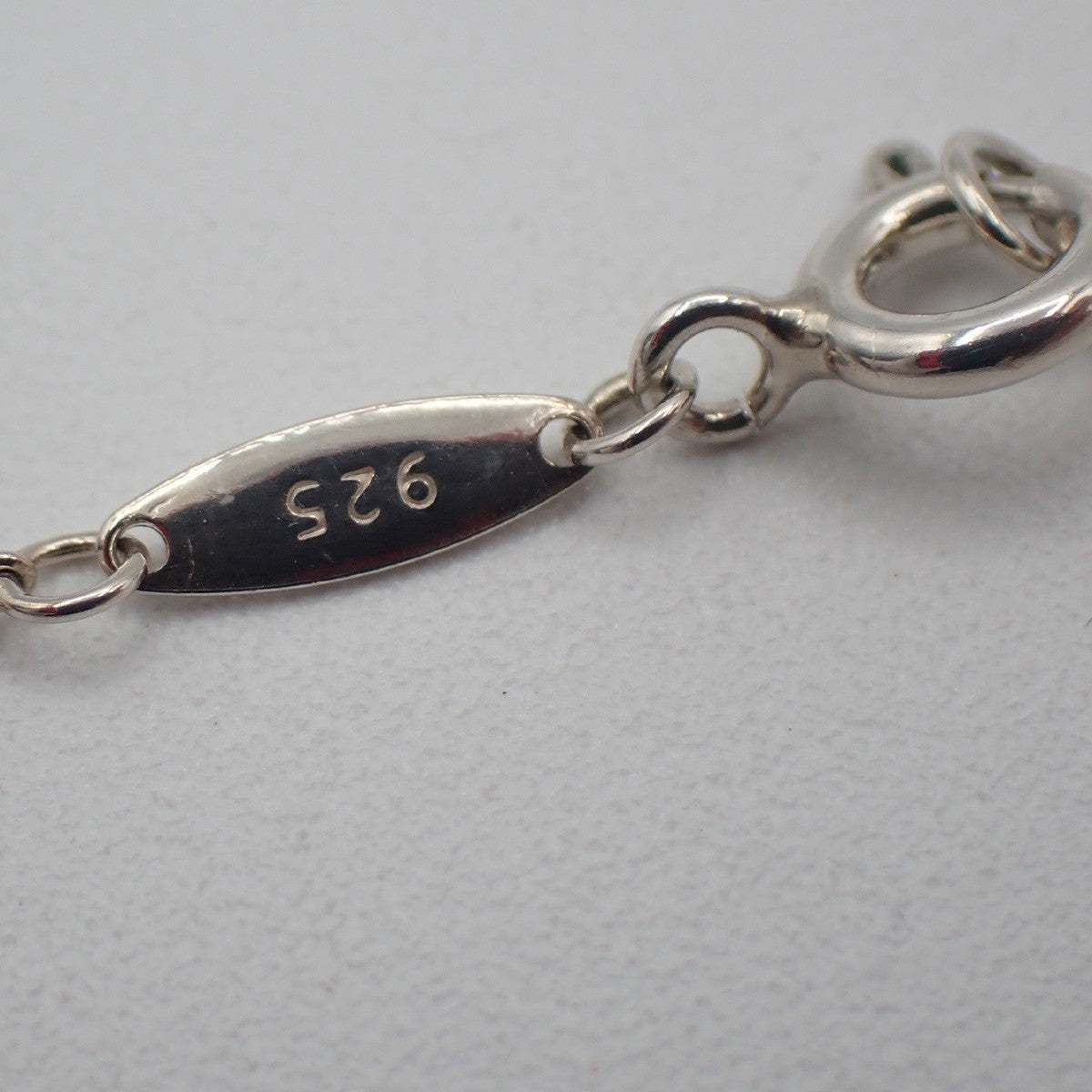 Tiffany & Co. Elsa Peretti Open Heart Pendant Sterling Silver Silver Silver Necklace Jewelry (Pre-Owned)