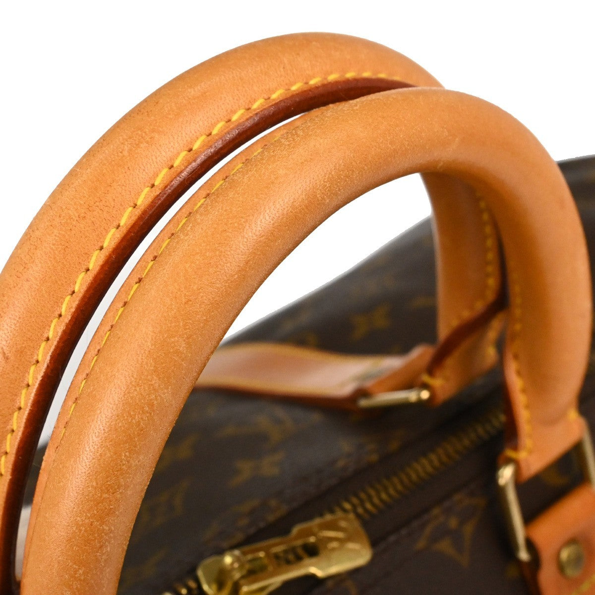 Louis Vuitton Keepall Monogram Canvas Brown Canvas Travel Bag Bag (Pre-Owned)