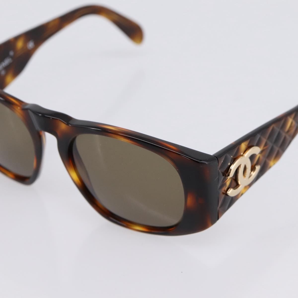 Chanel Logo Cc Plastic Brown Plastic Sunglasse Accessory (Pre-Owned)