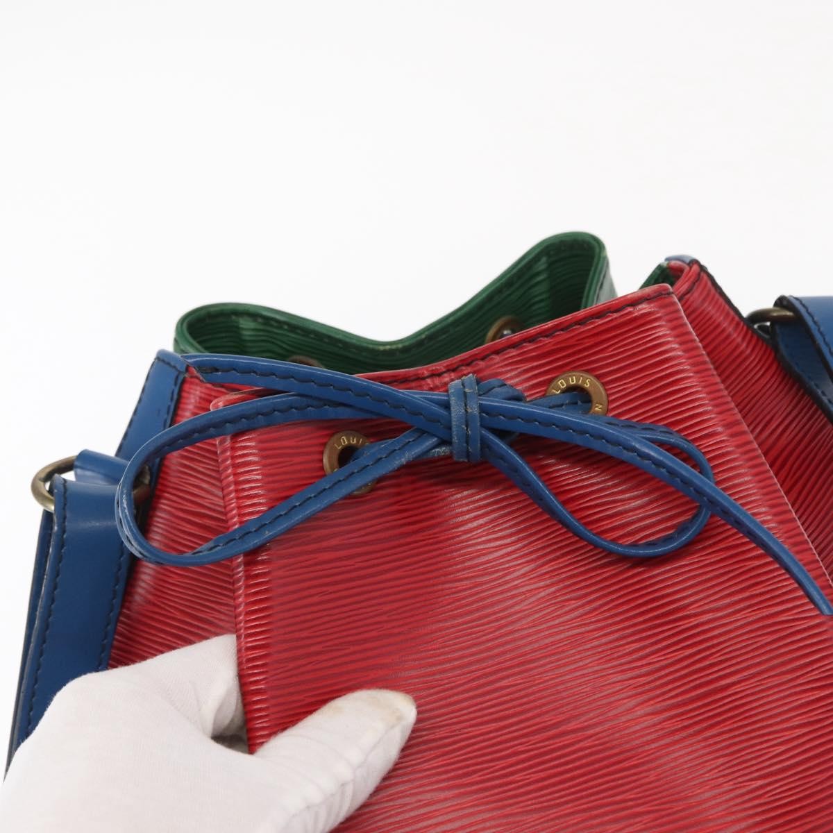 Louis Vuitton Tricolor Petit Noe Nm Epi Leather Multicolour Leather Shoulder Bag Bag (Pre-Owned)