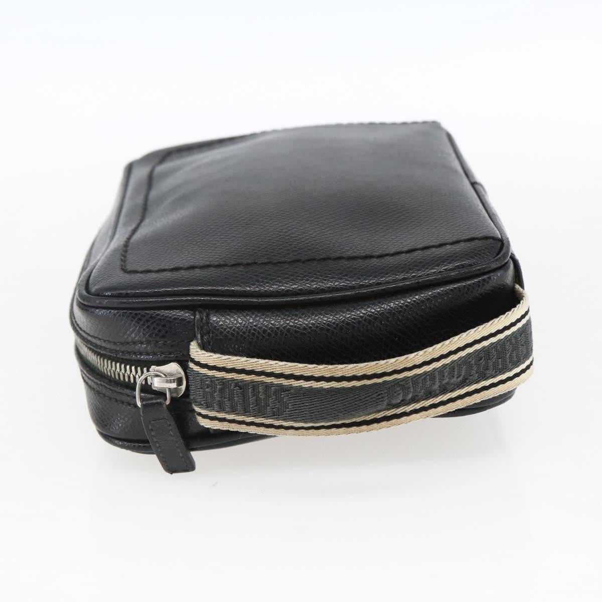 Salvatore Ferragamo Vintage Clutch Leather Black Leather Clutche & Pouche Bag (Pre-Owned)