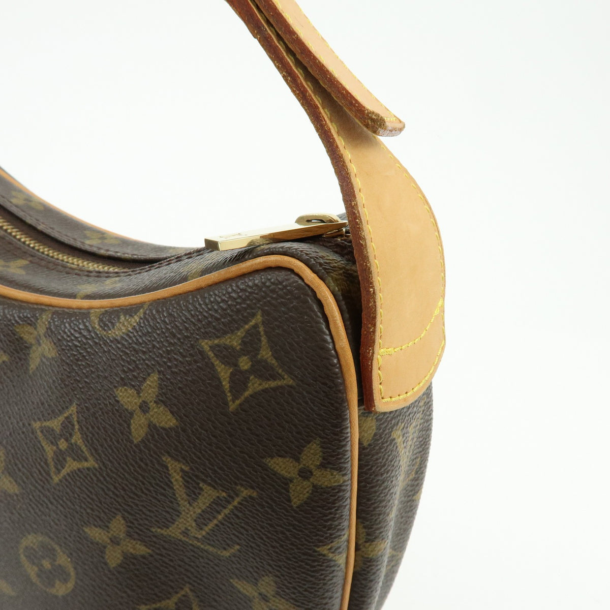 Louis Vuitton Croissant Monogram Canvas Brown Canvas Handbag (Pre-Owned)