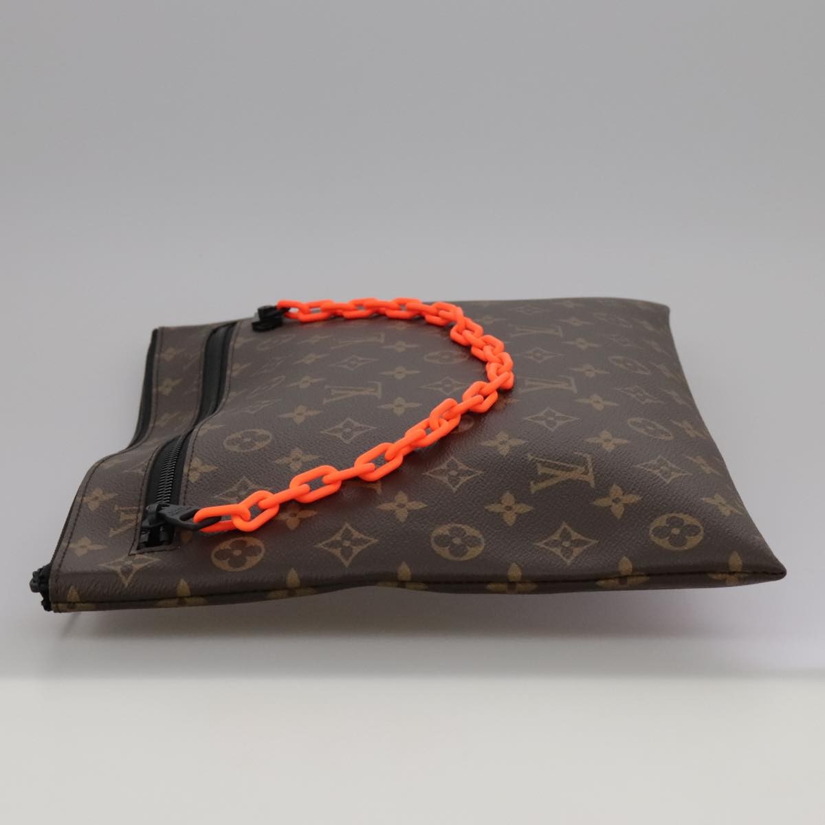 Louis Vuitton Solar Ray A4 Monogram Canvas Brown Canvas Clutche & Pouche Bag (Pre-Owned)