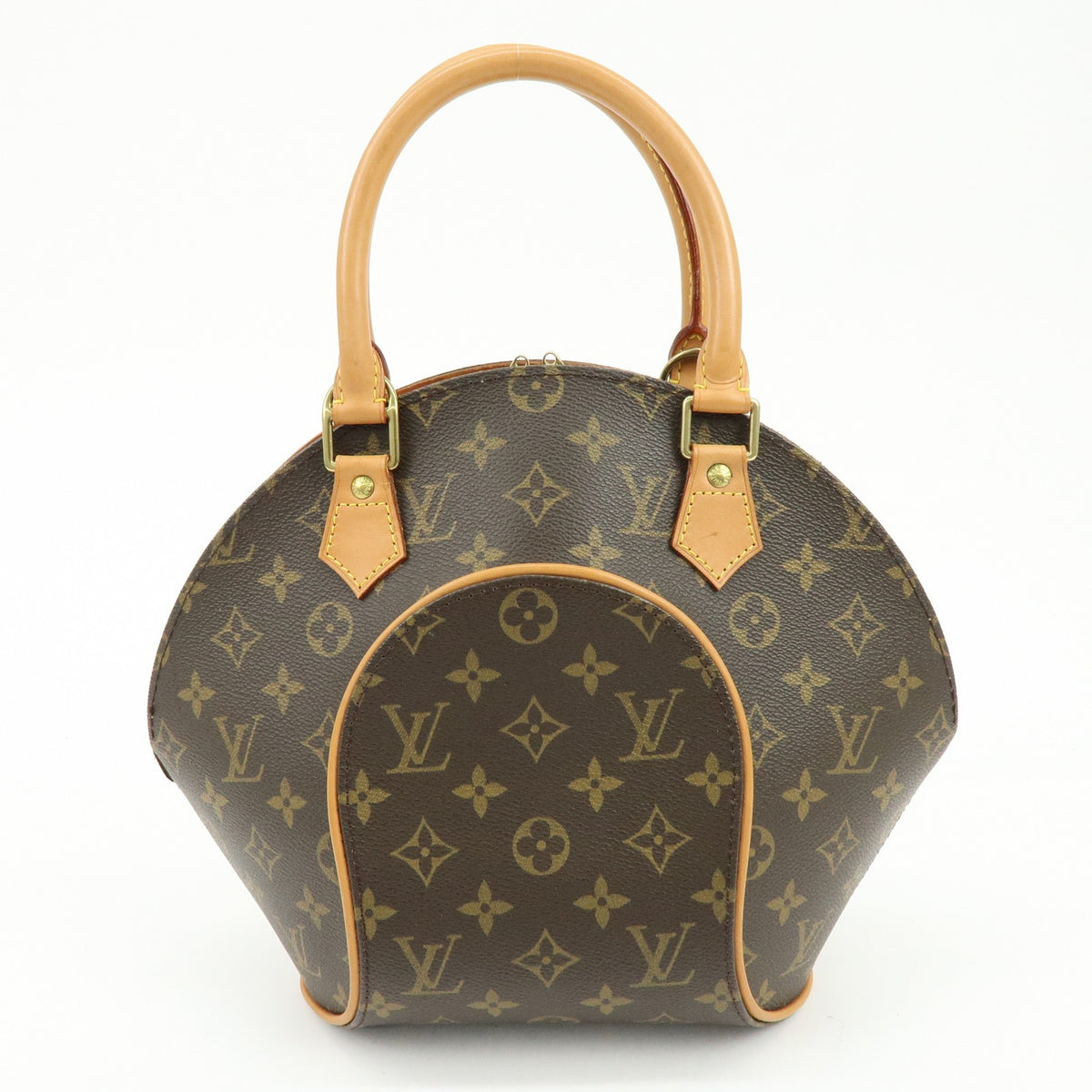 Louis Vuitton Ellipse Monogram Canvas Brown Canvas Handbag (Pre-Owned)