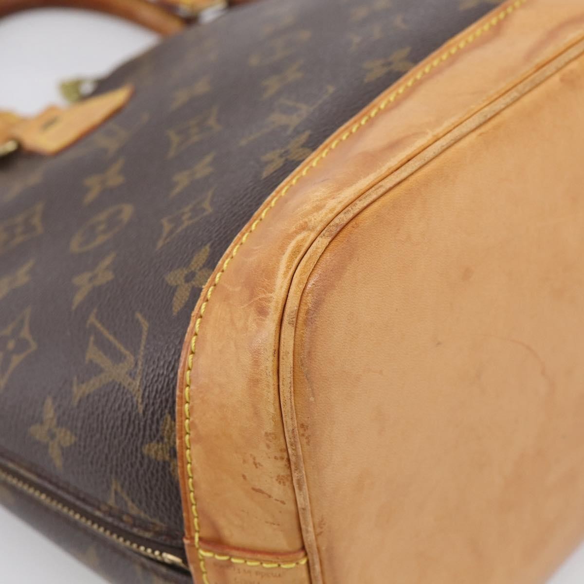 Louis Vuitton Alma Monogram Canvas Brown Canvas Handbag (Pre-Owned)