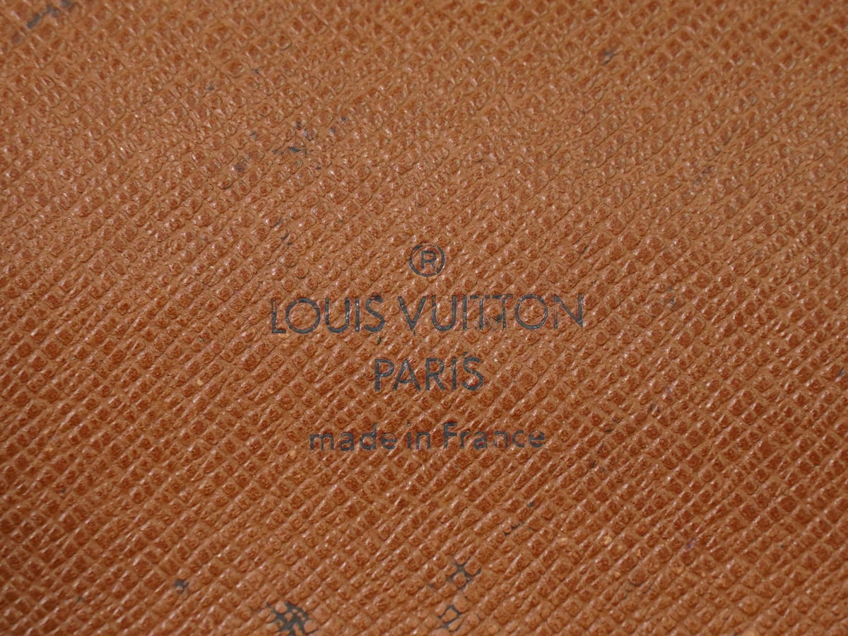 Louis Vuitton Raspail Monogram Canvas Brown Canvas Handbag (Pre-Owned)