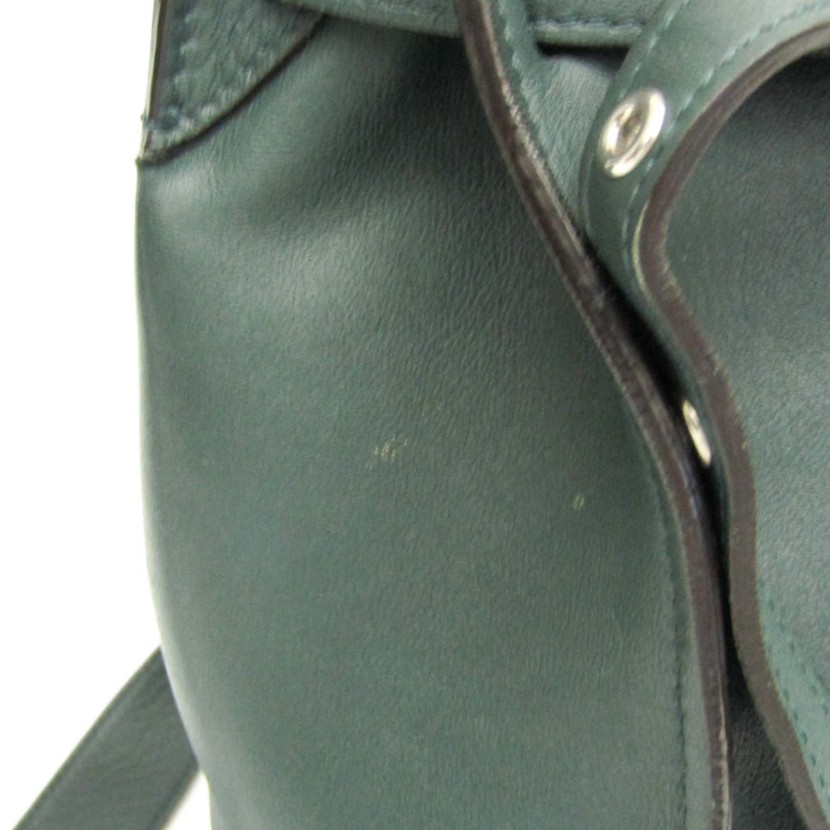 Celine Long Strap Big Bag Bucket Leather Khaki Leather Shoulder Bag Bag (Pre-Owned)