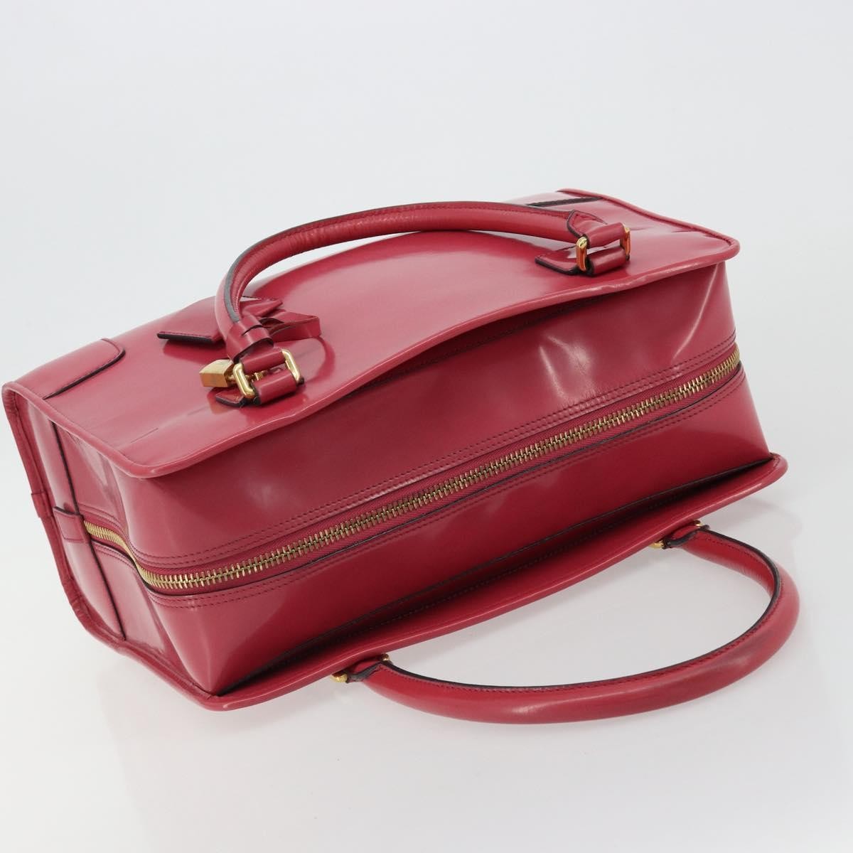 Loewe Amazona Patent Pink Patent_Leather Handbag (Pre-Owned)