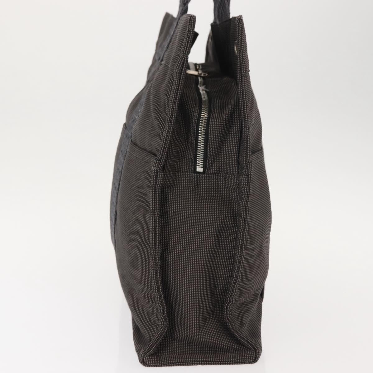 Hermes Fourre-Tout Herline Fourre-Tout Herline Gray Canvas Tote Bag Bag (Pre-Owned)