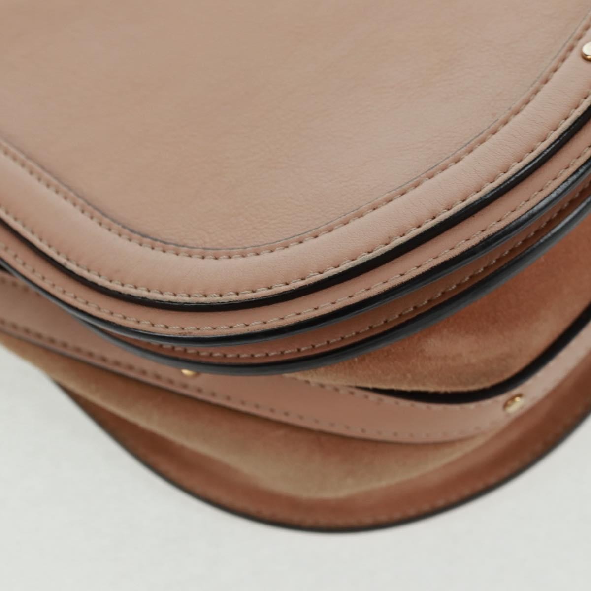 Chloe Nile Leather Pink Leather Handbag (Pre-Owned)