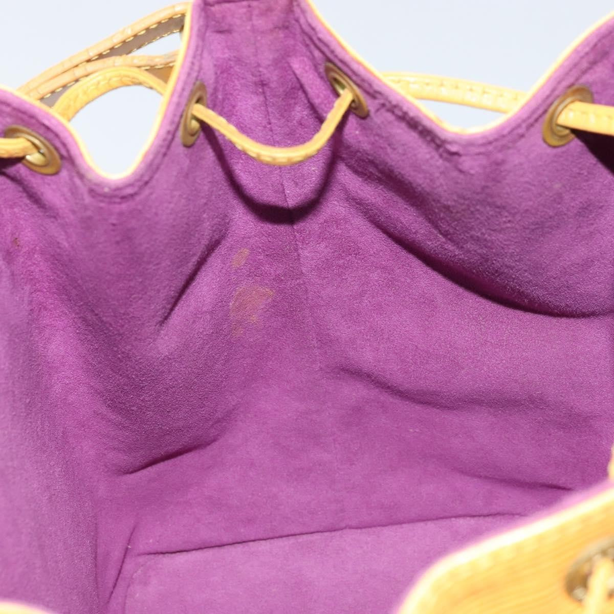 Louis Vuitton Petit Noe Epi Leather Yellow Leather Shoulder Bag Bag (Pre-Owned)