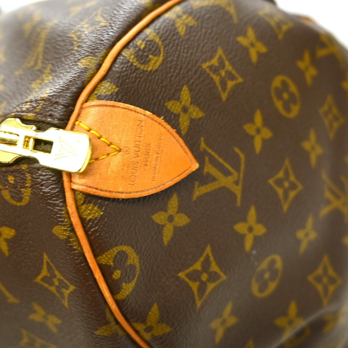 Louis Vuitton Keepall Monogram Canvas Brown Canvas Travel Bag Bag (Pre-Owned)