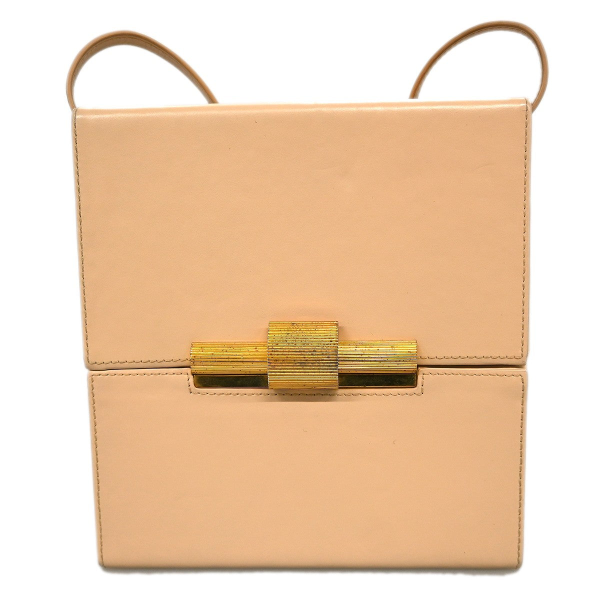 Bottega Veneta Daisey Leather Beige Leather Shoulder Bag Bag (Pre-Owned)
