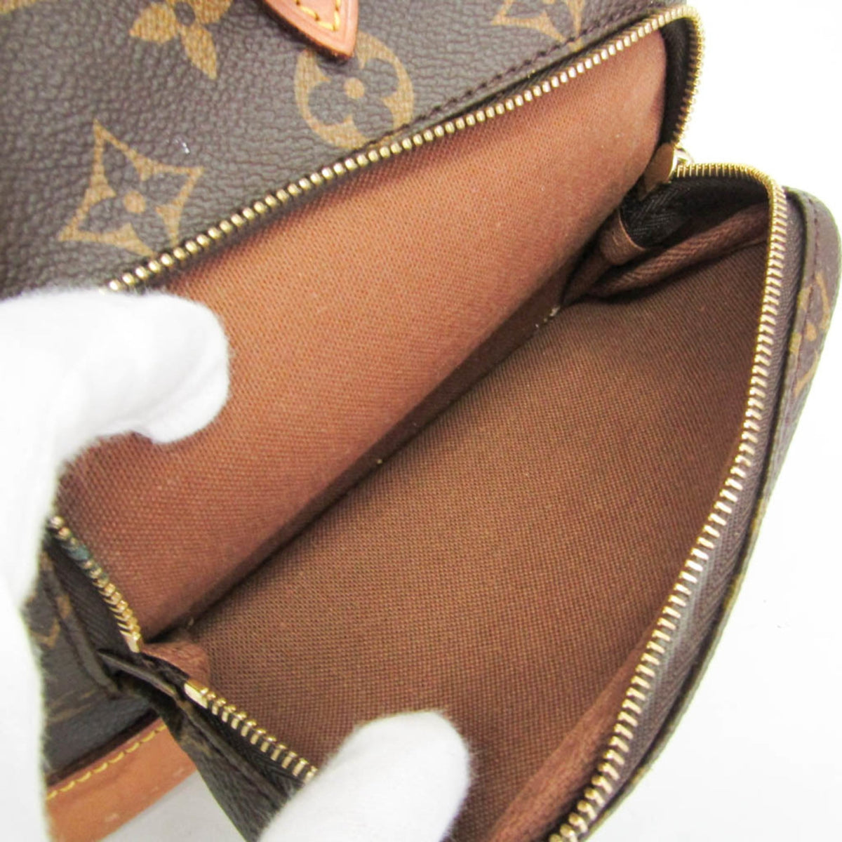 Louis Vuitton Vintage Montsouris Monogram Canvas Brown Canvas Backpack Bag (Pre-Owned)
