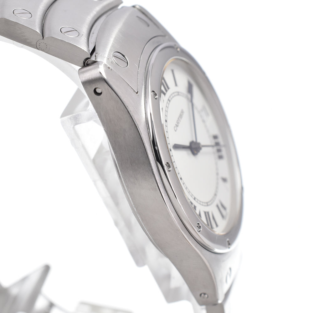 Cartier Santos Ronde Automatic Stainless Steel Watch (Pre-Owned)