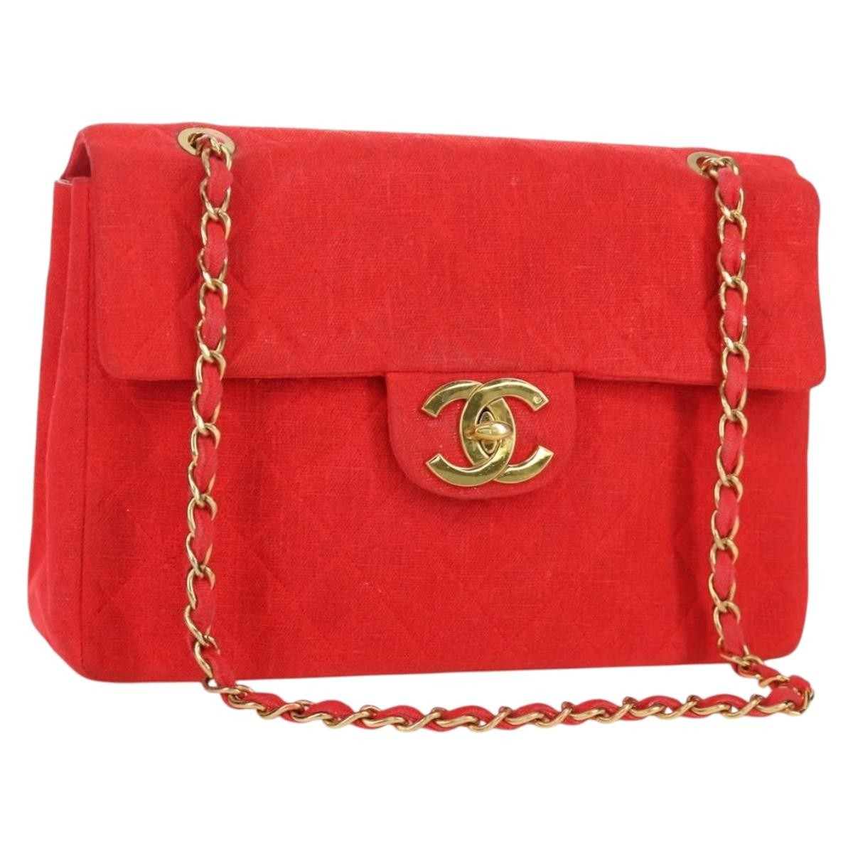 Chanel Flap Shoulder Canvas Multicolour Canvas Handbag (Pre-Owned)