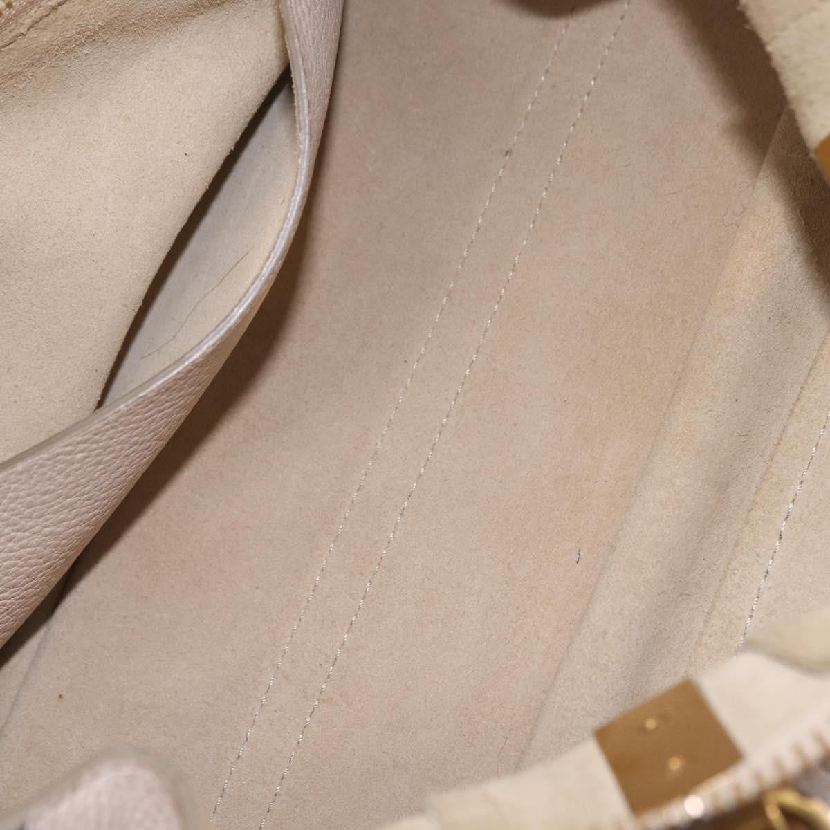 Chloe Hailey Leather Beige Leather Handbag (Pre-Owned)
