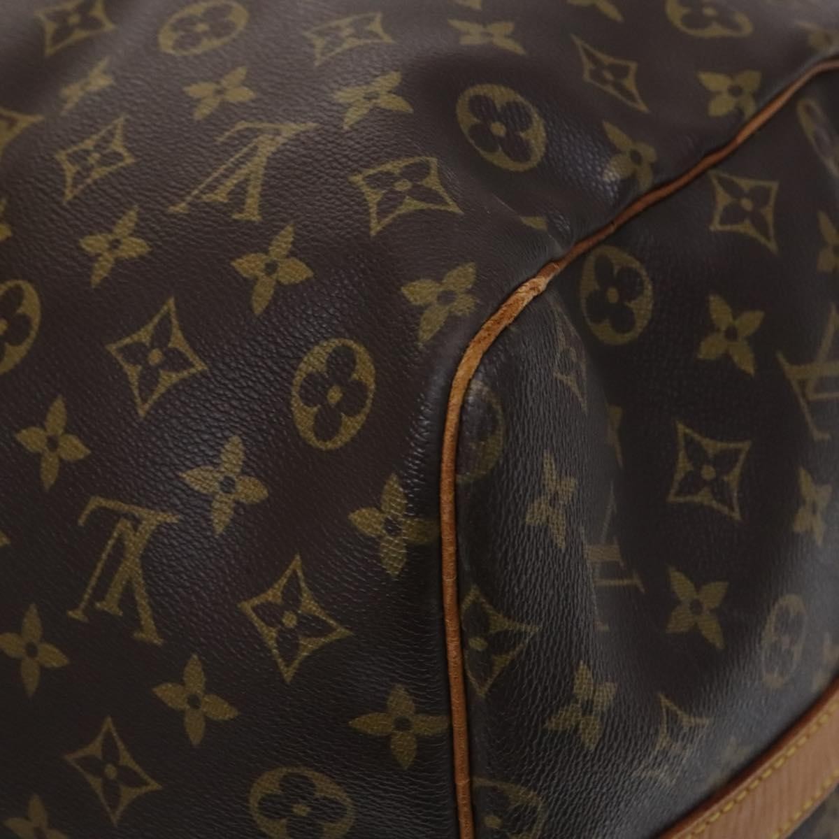 Louis Vuitton Keepall Bandouliere Monogram Canvas Brown Canvas Travel Bag Bag (Pre-Owned)