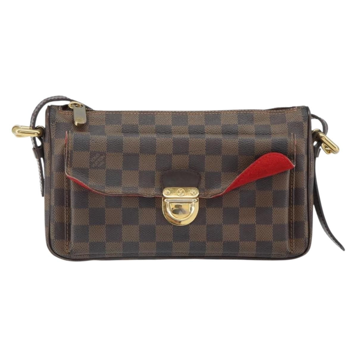 Louis Vuitton Ravello Damier Ebene Brown Canvas Shoulder Bag Bag (Pre-Owned)