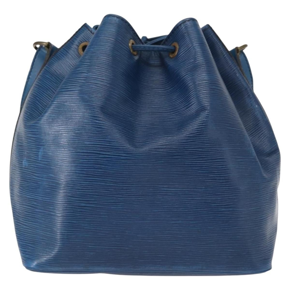 Louis Vuitton Noe Epi Leather Blue Leather Shoulder Bag Bag (Pre-Owned)