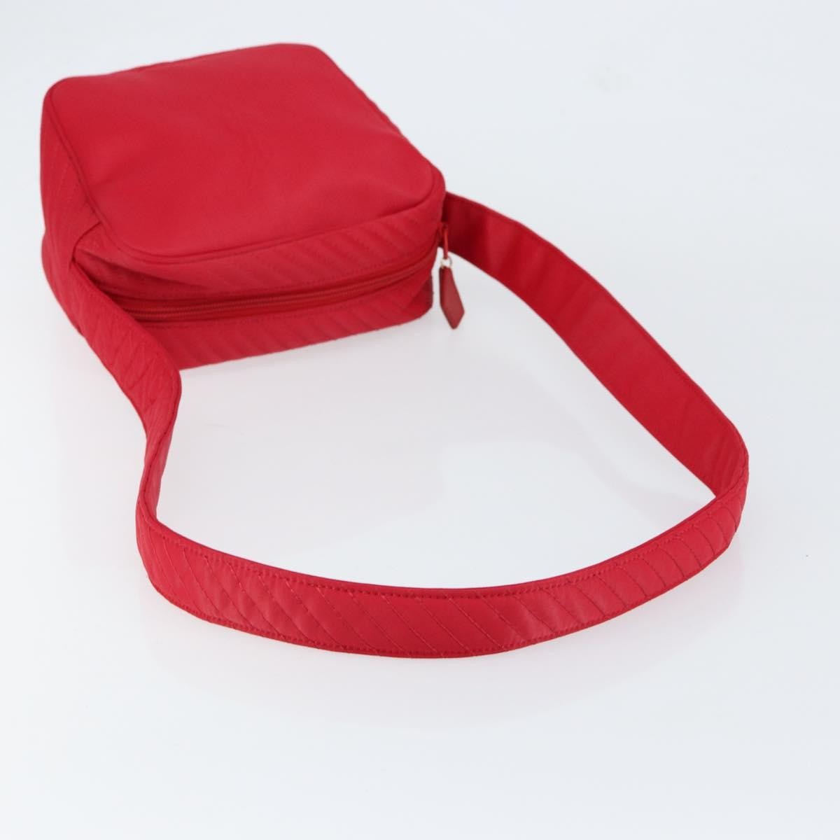 Saint Laurent Vintage Nylon Red Nylon Shoulder Bag Bag (Pre-Owned)