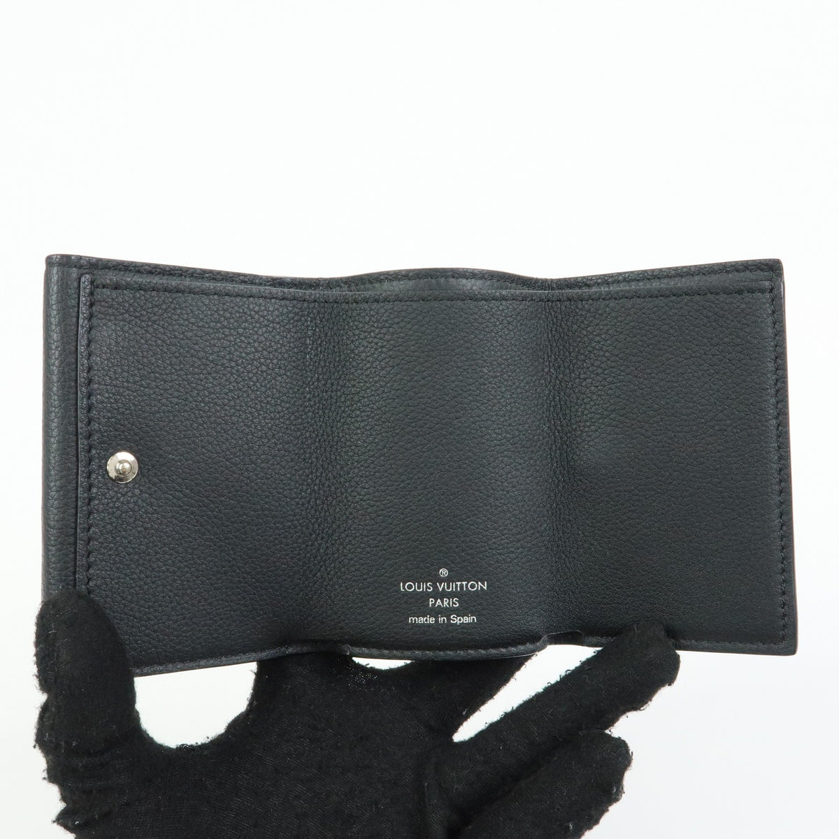 Louis Vuitton Lockmini Leather Black Leather Wallets Accessory (Pre-Owned)