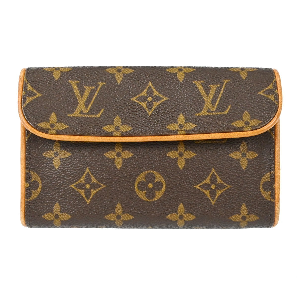 Louis Vuitton Florentine Waist Monogram Canvas Brown Canvas Handbag (Pre-Owned)