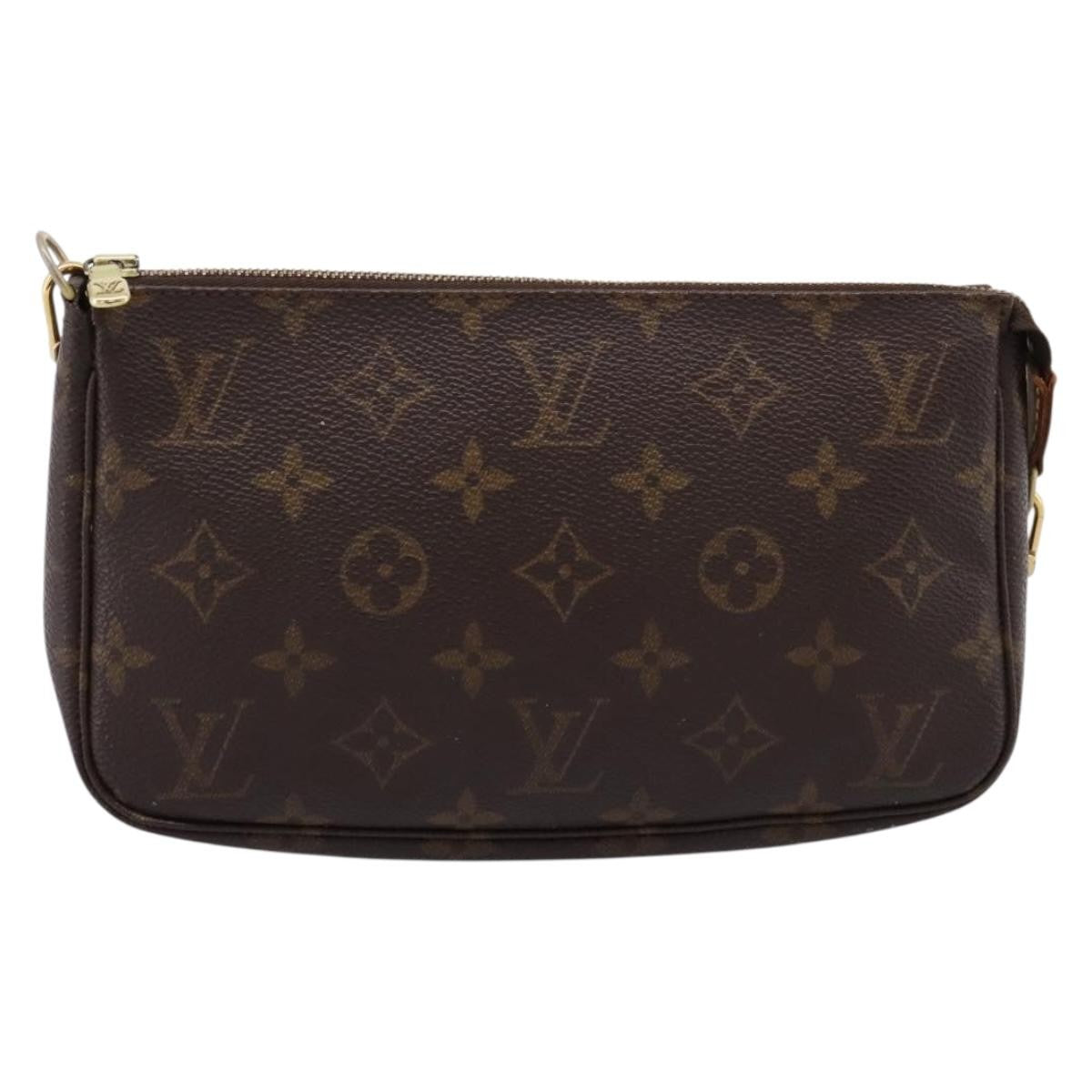 Louis Vuitton Pochette Accessoires Nm Monogram Canvas Brown Canvas Clutche & Pouche Bag (Pre-Owned)