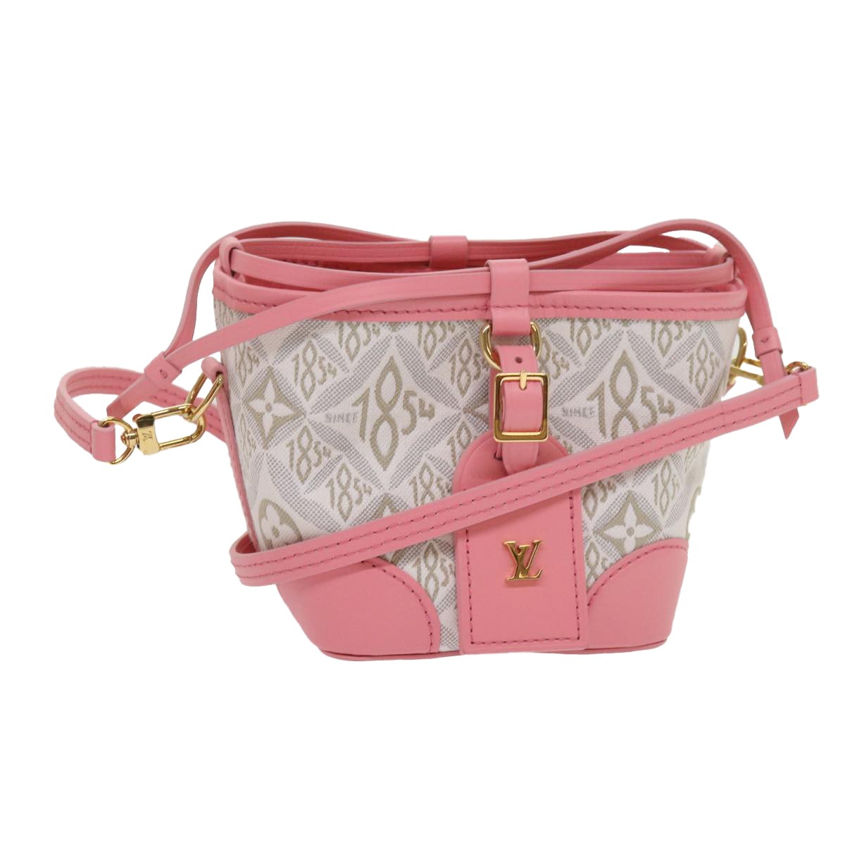 Louis Vuitton Noe Purse Limited Edition Since 1854 Monogram Jacquard Pink Canvas Shoulder Bag Bag (Pre-Owned)