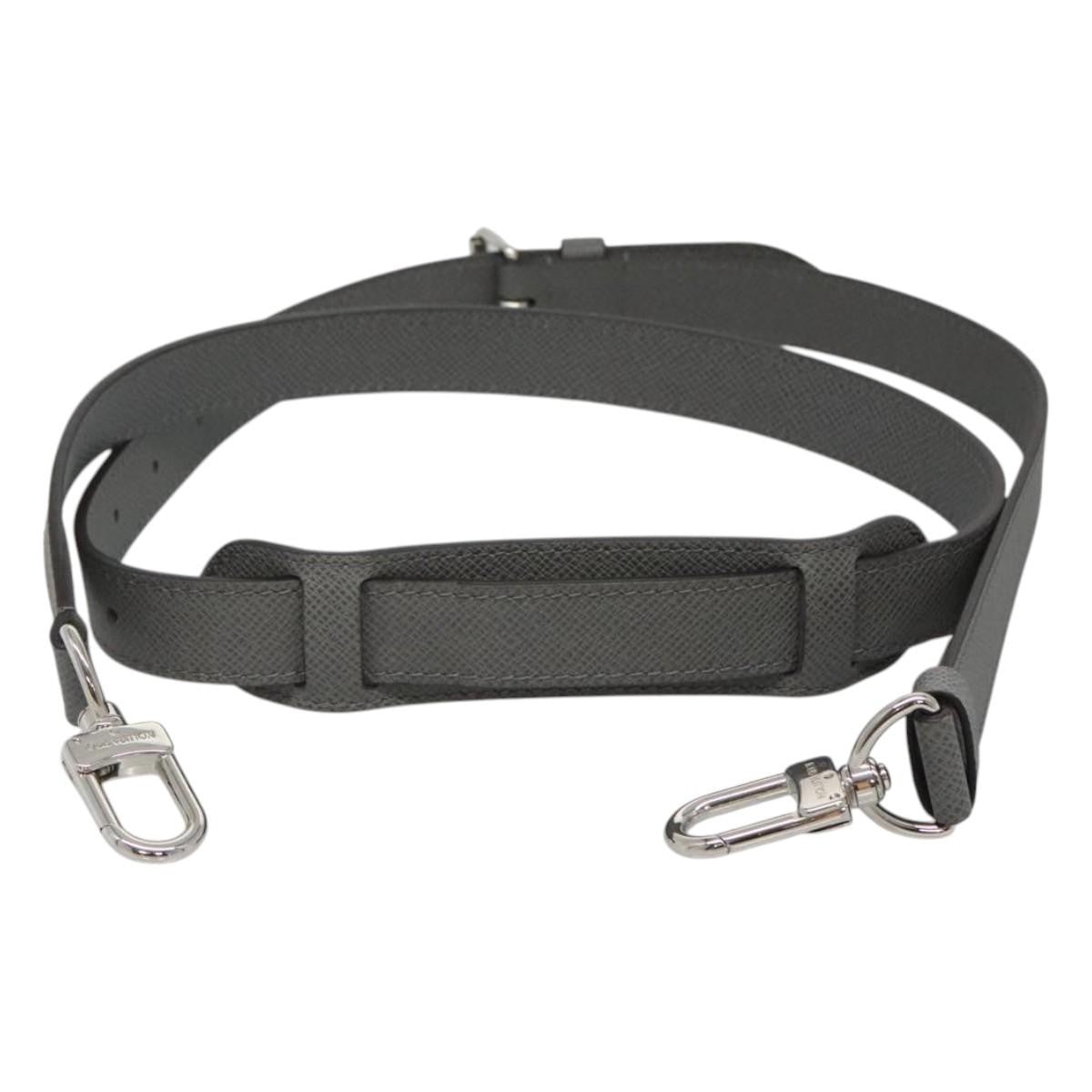 Louis Vuitton Adjustable Shoulder Strap Leather Gray Leather Straps Accessory (Pre-Owned)
