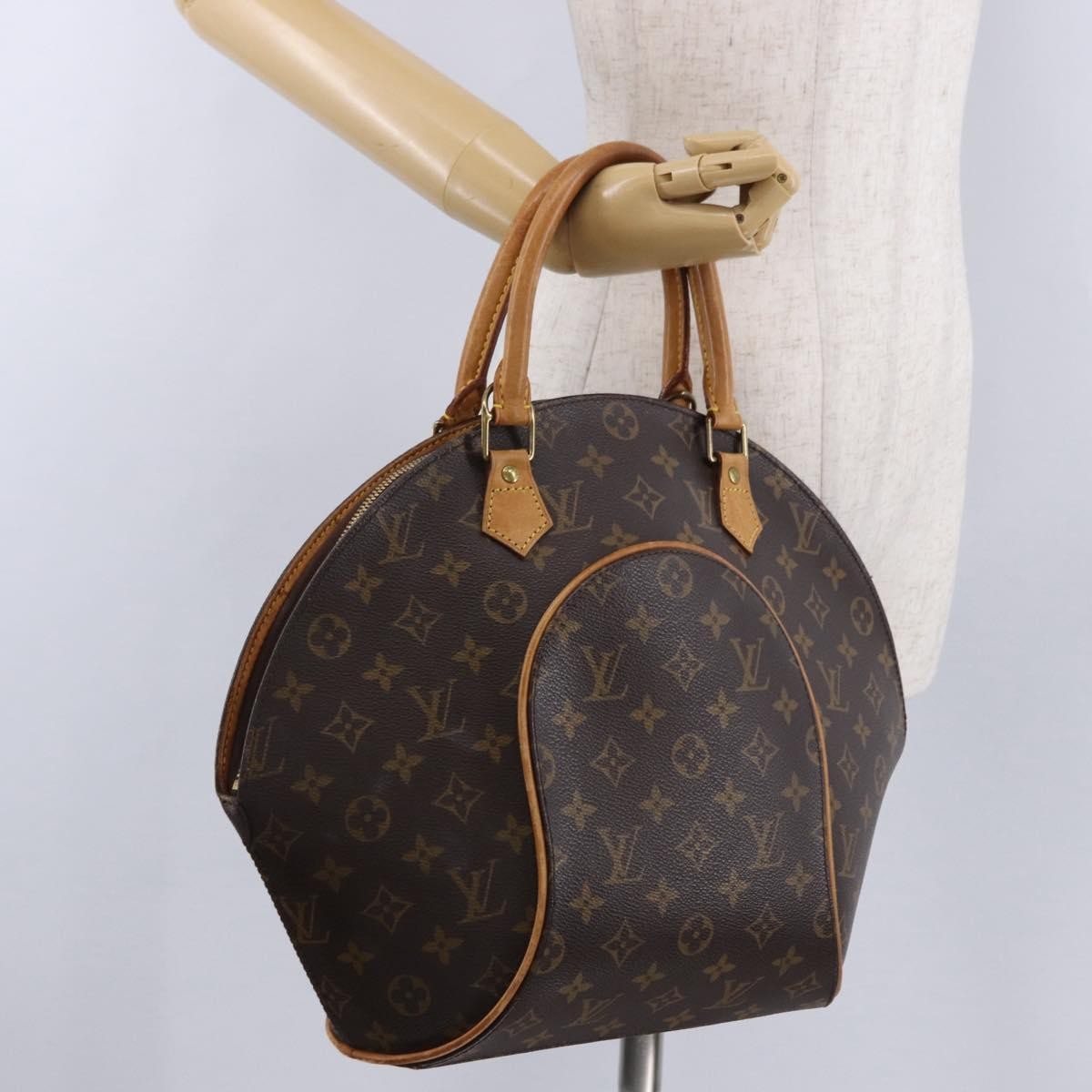 Louis Vuitton Ellipse Monogram Canvas Brown Canvas Handbag (Pre-Owned)