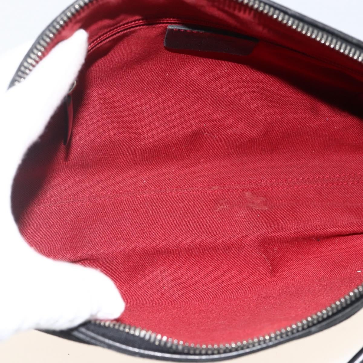 Salvatore Ferragamo Gancini Suede Black Suede Shoulder Bag Bag (Pre-Owned)